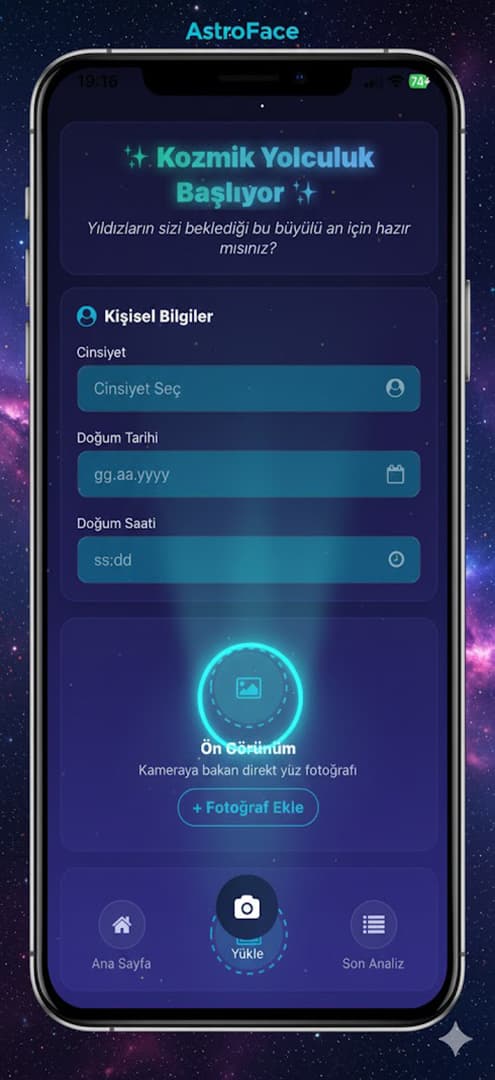 AstroFace Doğum Haritası
